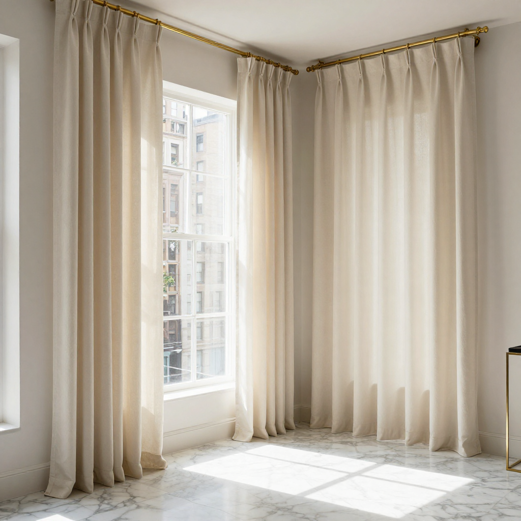 Luxury window treatments showroom in Manhattan